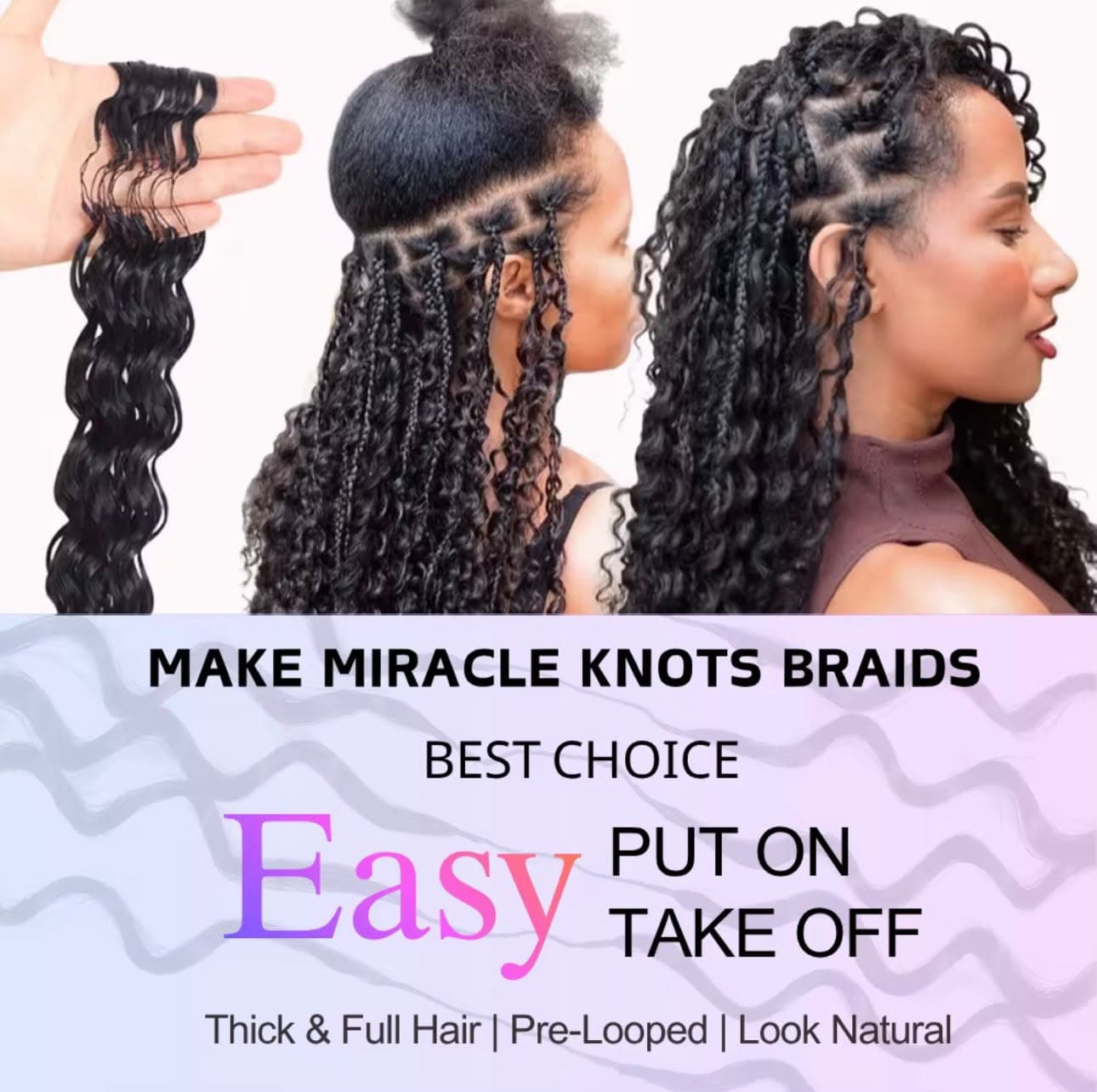 Feather crochet style guide showing the strand and finished braided look